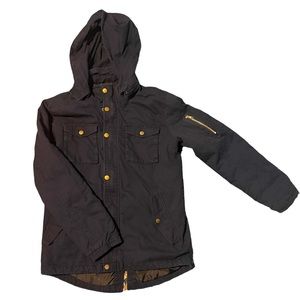 Daniel L Navy Blue Hooded Jacket size Y-14